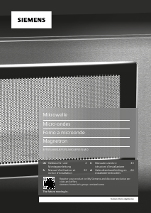 Manuale Siemens BF555LMS0 Microonde