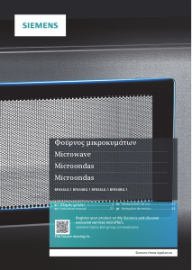 Manual Siemens BF634LGW1 Microwave