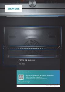 Manuale Siemens CS656GBS1 Forno