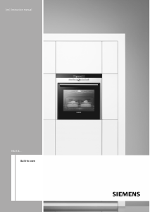 Manual Siemens HB23AB523W Oven