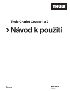 Manuál Thule Cougar 1 Přívěsný vozík za kolo