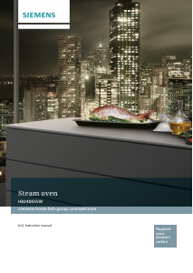 Manual Siemens HB24D555W Oven