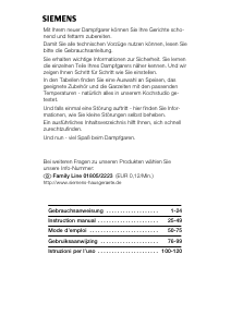 Bedienungsanleitung Siemens HB24D561 Backofen