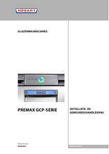 Handleiding Hobart PREMAX-GCP Glazenspoelmachine