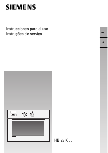 Manual Siemens HB28K65 Forno