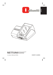 Bedienungsanleitung Olivetti Nettun 3000 Registrierkasse