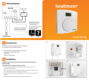 Manual Heatmiser DS1-EL Thermostat