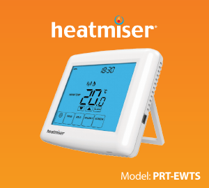 Manual Heatmiser PRT-EWTS Thermostat