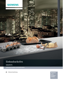 Bedienungsanleitung Siemens HB36P575 Backofen