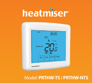 Manual Heatmiser PRTHW-NTS Thermostat