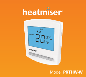 Handleiding Heatmiser PRTHW-W Thermostaat
