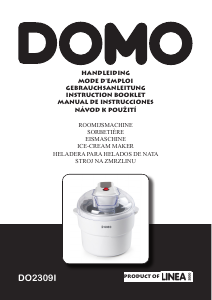 Manual Domo DO2309I Ice Cream Machine