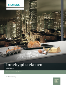 Bruksanvisning Siemens HB676GBS1 Ovn