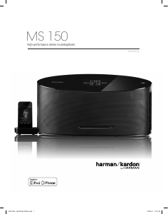 Handleiding Harman Kardon MS 150 Speakerdock