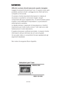 Manual Siemens HB83K550N Forno