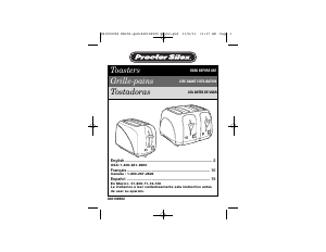 Manual Proctor Silex 22203Y Toaster
