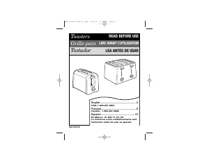 Manual de uso Proctor Silex 22605 Tostador