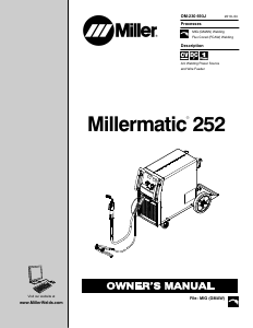 Handleiding Miller Millermatic 252 Lasapparaat