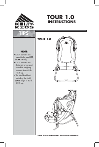 Manual Kelty Tour 1.0 Baby Carrier