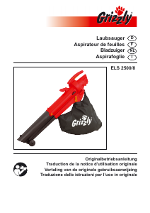 Handleiding Grizzly ELS 2500/8 Bladblazer