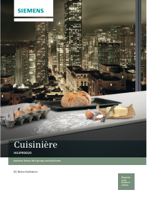 Mode d’emploi Siemens HG3P00D20 Cuisinière
