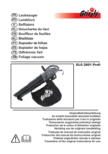 Manual de uso Grizzly ELS 2801 Profi Soplador de hojas