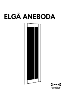 Manual IKEA ELGA ANEBODA Uşă dulap