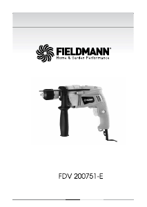 Manual Fieldmann FDV 200751-E Impact Drill