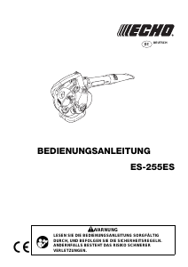 Bedienungsanleitung Echo ES-255ES Laubblaser