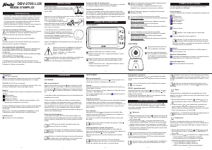 Mode d’emploi Alecto DBV-2700 LUX Ecoute-bébé