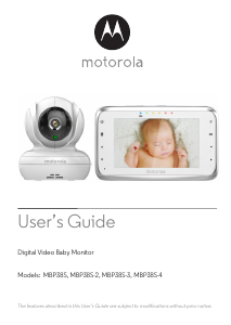 Manual Motorola MBP38S Baby Monitor