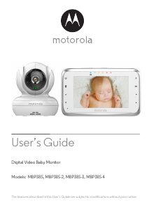 Manual Motorola MBP38S-3 Baby Monitor