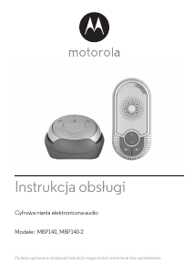 Instrukcja Motorola MBP140-2 Niania elektroniczna
