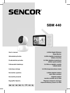 Priručnik Sencor SBM 440 Monitor za novorođenčad