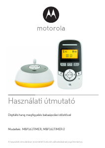 Használati útmutató Motorola MBP161TIMER Bébiőr