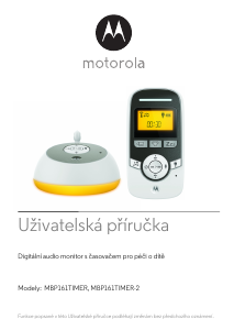 Manuál Motorola MBP161TIMER-2 Chůvička