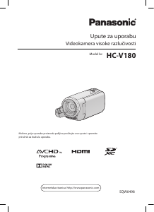 Priručnik Panasonic HC-V180 Videokamera