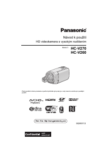 Manuál Panasonic HC-V270 Videokamera