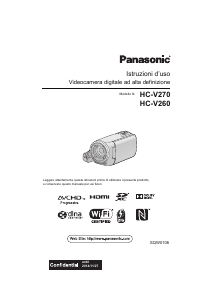 Manuale Panasonic HC-V270EG Videocamera