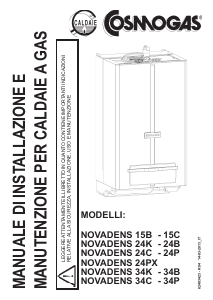 Manuale Cosmogas Novadens 24B Caldaia a gas