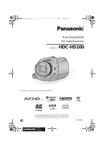 Kasutusjuhend Panasonic HDC-HS100 Videokaamera