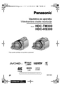 Priručnik Panasonic HDC-HS300 Videokamera