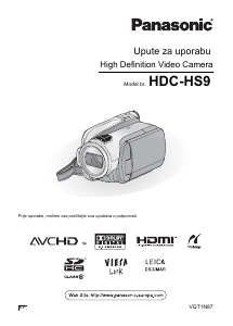 Priručnik Panasonic HDC-HS9 Videokamera