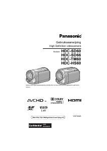 Handleiding Panasonic HDC-SD66 Camcorder