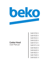 Εγχειρίδιο BEKO CWB 7600 X Απορροφητήρας