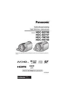 Handleiding Panasonic HDC-SD707 Camcorder
