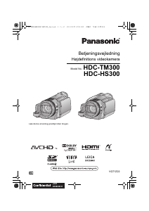 Brugsanvisning Panasonic HDC-TM300 Videokamera