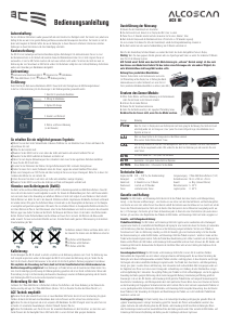 Bedienungsanleitung Alcoscan ACE III Alkoholtester