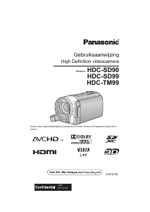 Handleiding Panasonic HDC-TM99EG Camcorder