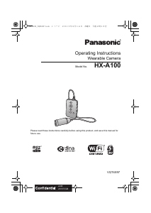 Manual Panasonic HX-A100 Camcorder